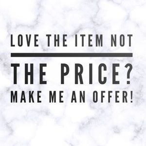 All offers welcome.